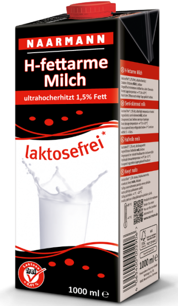 H-Milch laktosefrei (1,5% Fett), Tetrapack